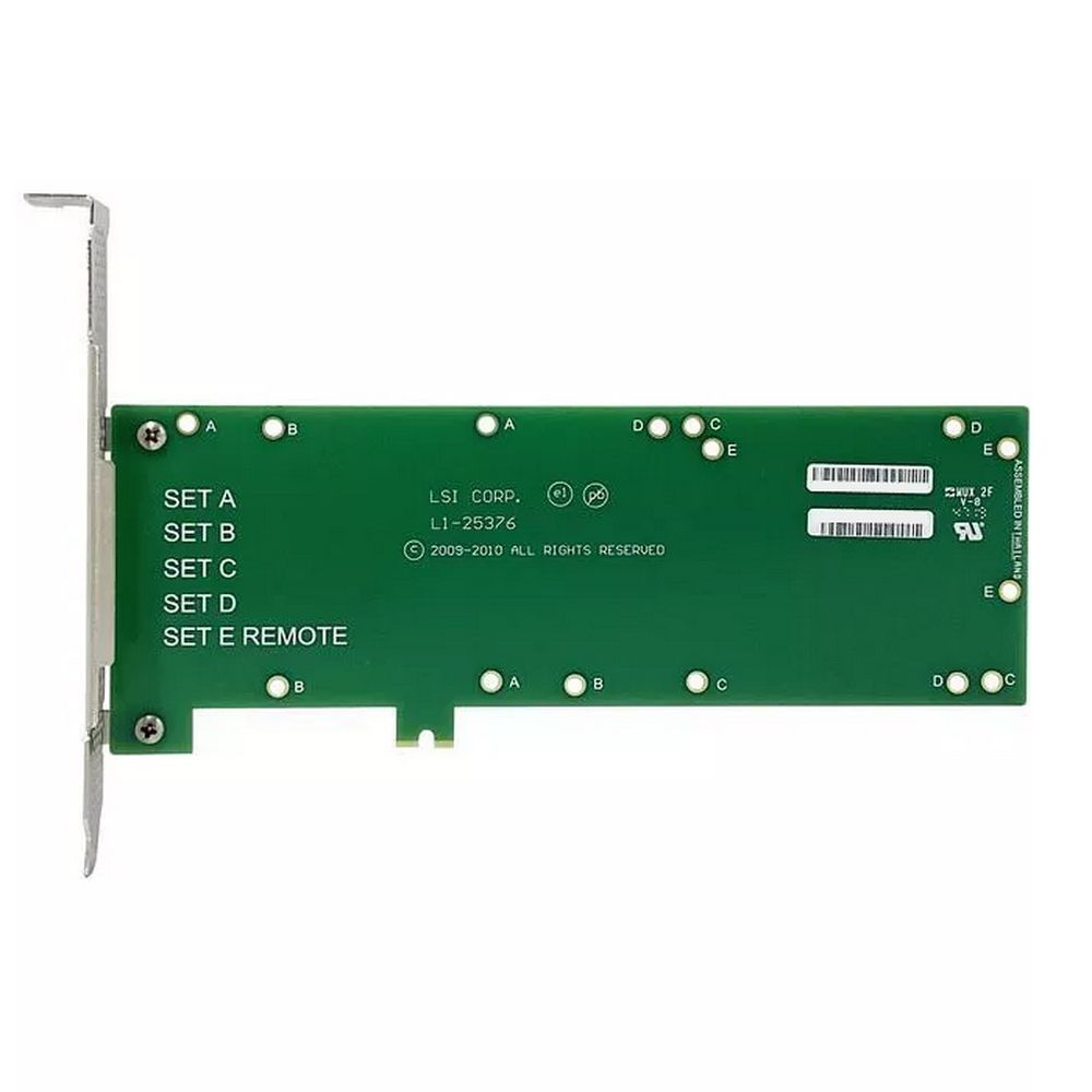 L5-25376-00 / 01-23576-02 - Панель для установки резервного питания  Broadcom BBU-BRACKET-05 панель для установки BBU07, BBU08, BBU09, CVM01,  CVM02, CVPM02, CVPM05 в PCI-слот (для контроллеров серий MegaRAID 9260,  9271, 9361, 9380, 9460, 9480)(NONAME ...