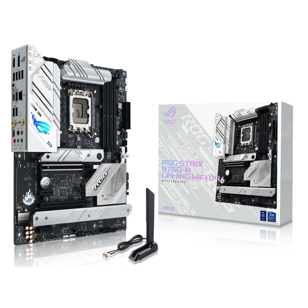 90MB1DD0-M0EAY0 - Материнская плата ASUS ROG STRIX B760-A GAMING WIFI D4  /LGA1700,B760,USB3.2 GEN 2,MB (90MB1DD0-M0EAY0) /LGA1700,B760,USB3.2 GEN  2,MB (90MB1DD0-M0EAY0)