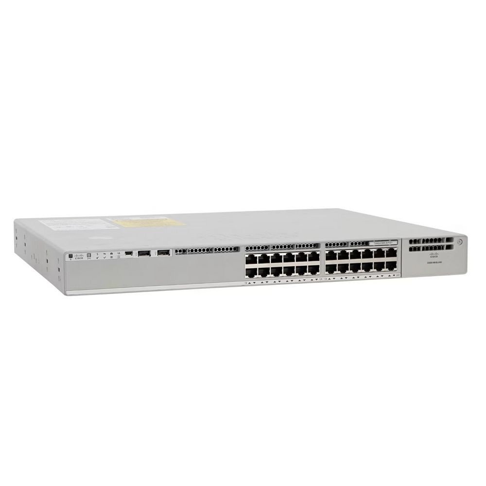 C9200-24P-A - Коммутатор CISCO Catalyst 9200 24-port full PoE+, Modular  uplink option, PS 1x600W, Network Advantage, PoE 370/740W , C9200-24P-A