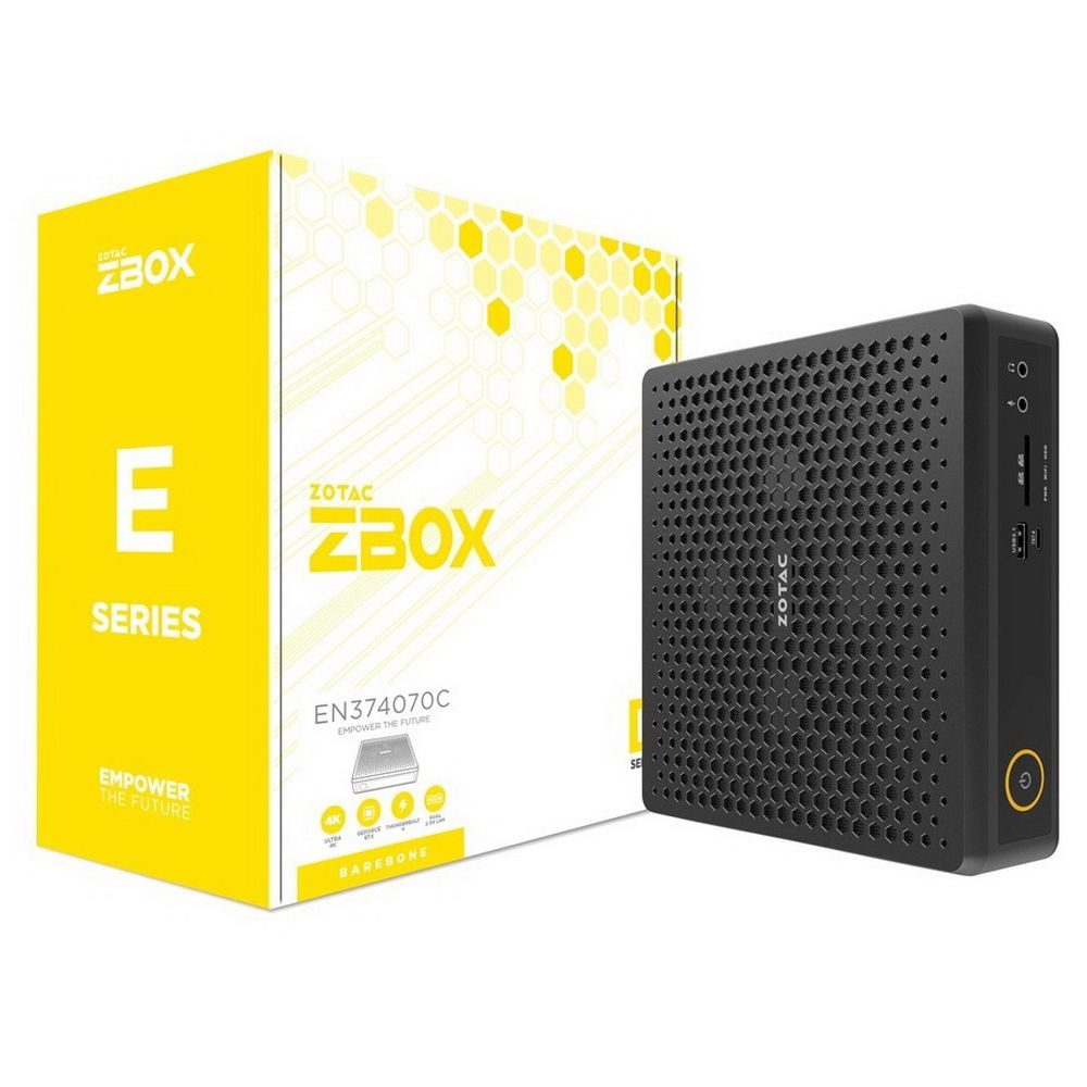 ZBOX-EN374070C-BE - Мини ПК ZOTAC ZBOX,SFF, i7-13700HX, RTX4070 LAPTOP, 2x  DDR5 SODIMM SLOT, M.2 SSD SLOT, WIFI, BT, DUAL 2.5G LAN, 2x DP, 1x HDMI, EU  PLUG