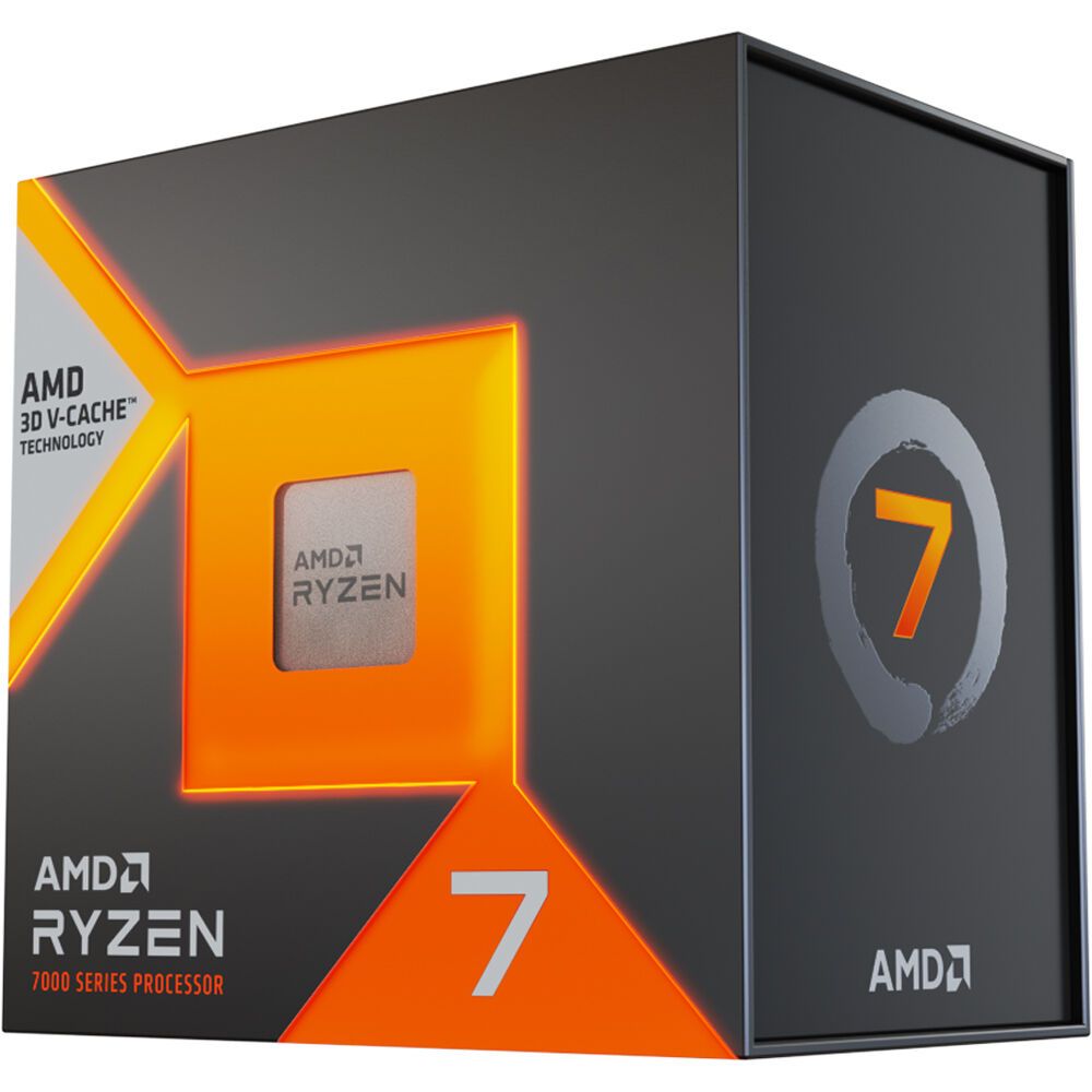 100-100000910WOF - Центральный Процессор AMD RYZEN 7 7800X3D BOX (Raphael,  5nm, C8/T16, Base 4,2GHz, Turbo 5,0GHz, RDNA 2 Graphics, L3 96Mb, TDP 120W,  SAM5)