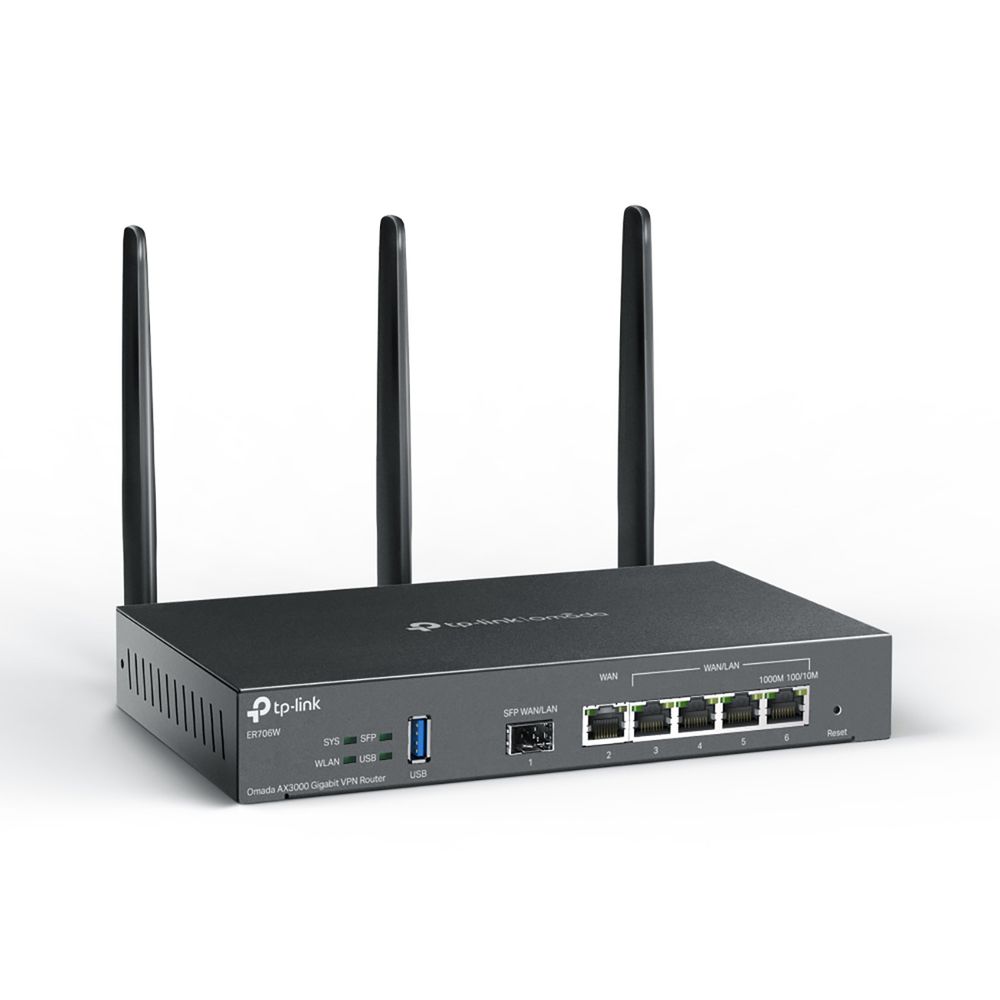 ER706W - Маршрутизатор Omada ER706W VPN ‑ с гигабитными портами и  поддержкой Wi‑Fi AX3000