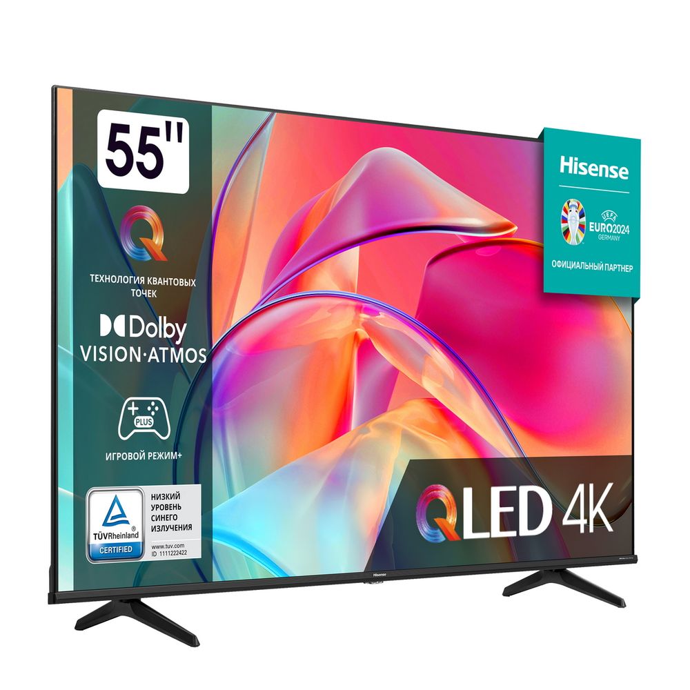 55E7KQ - Телевизор Hisense Q-LED 55E7KQ 65