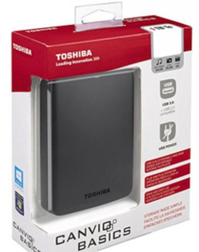 HDTB420EK3AA - Жесткий диск внешний Toshiba Canvio Basics HDTB420EK3AA 2TB  2.5