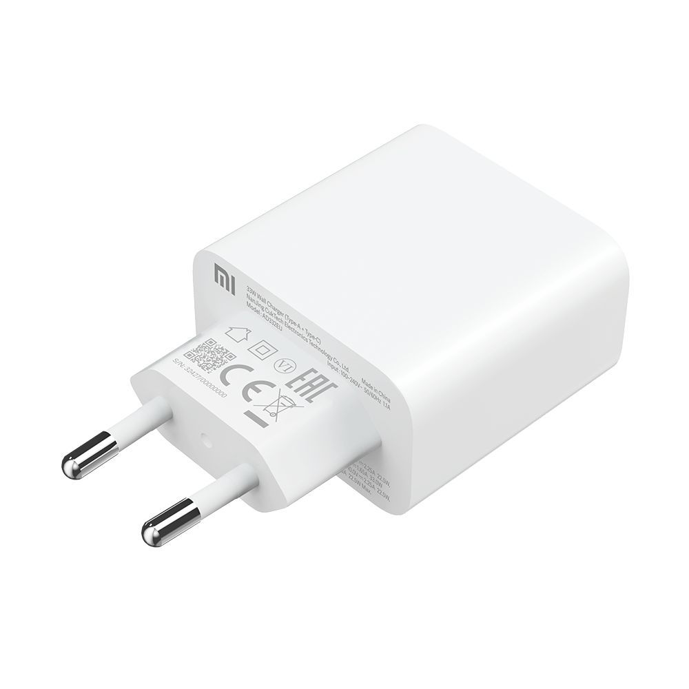 BHR4996GL - Зарядное устройство Xiaomi Сетевое зарядное устройство Xiaomi  Mi 33W Wall Charger (Type-A+Type-C) EU (BHR4996GL) (738067) {60}