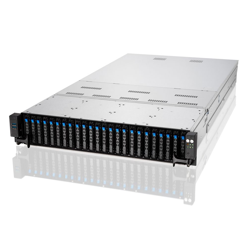 90SF01G5-M000B0 - Платформа системного блока ASUS RS720A-E11-RS24U 6x  SFF8643 (SAS/SATA)+ 4x SFF8654x8 (support 24xNVME with expander) on the  backplane, 2x 10GbE (Intel x710), GPU support, 2x 2400W, (425724)