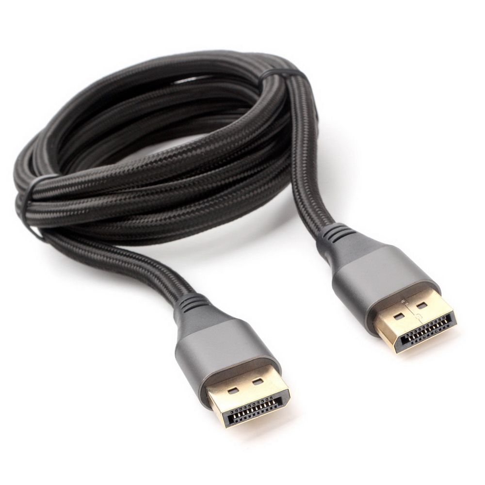 CC-DP8K-6 - Кабель Cablexpert Кабель DisplayPort Cablexpert CC-DP8K-6 v1.4,  1.8м, 20M/20M, нейлоновая оплетка, метал. разъемы, пакет6 (118989) {100}