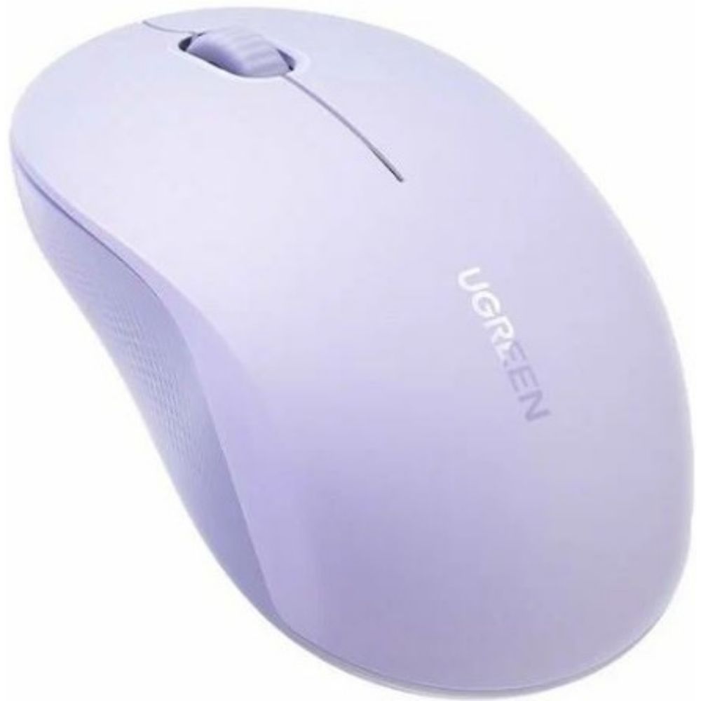 Мышка компьютерная беспроводная UGREEN M331 (65626) Multi-mode Wireless Mouse BT&GHz. Цвет:сиреневый