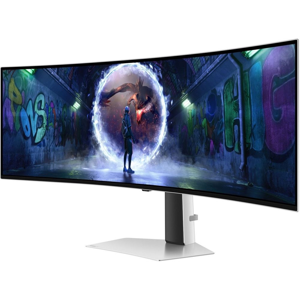 49" Монитор Samsung Odyssey OLED G9 G93SD S49DG932SI Silver DQHD (5120x1440), OLED, 240Hz, HDMI+Micro HDMI+DP, curved