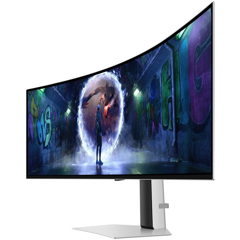 49" Монитор Samsung Odyssey OLED G9 G93SD S49DG932SI Silver DQHD (5120x1440), OLED, 240Hz, HDMI+Micro HDMI+DP, curved