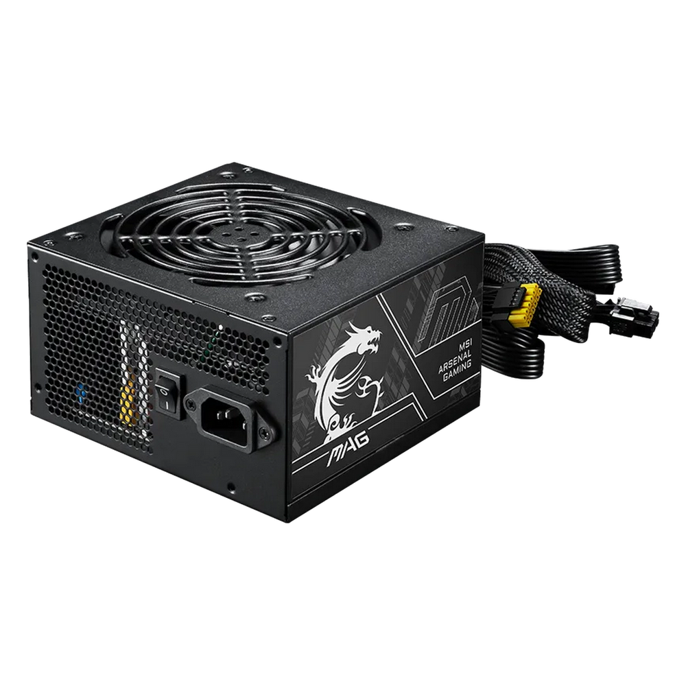 Блок питания ПК MSI MAG A750BN PCIE5 II 750W, Non-Modular, 80+ Bronze, Color Box