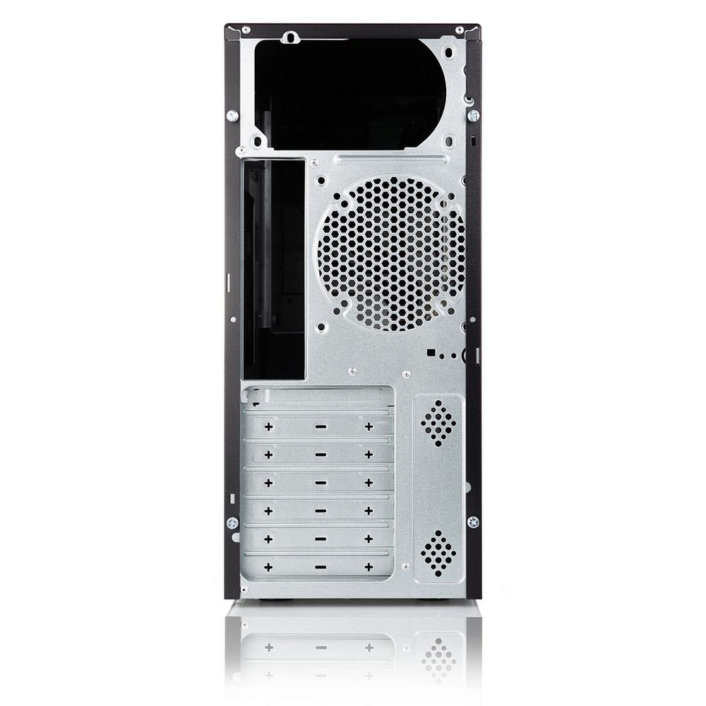 Корпус для ПК FoxLine FL-886-U3C ATX case, black w/o PSU, w/1xUSB2.0+1xUSB3.0+1xType-C, w/o pwr cord, w/oFAN