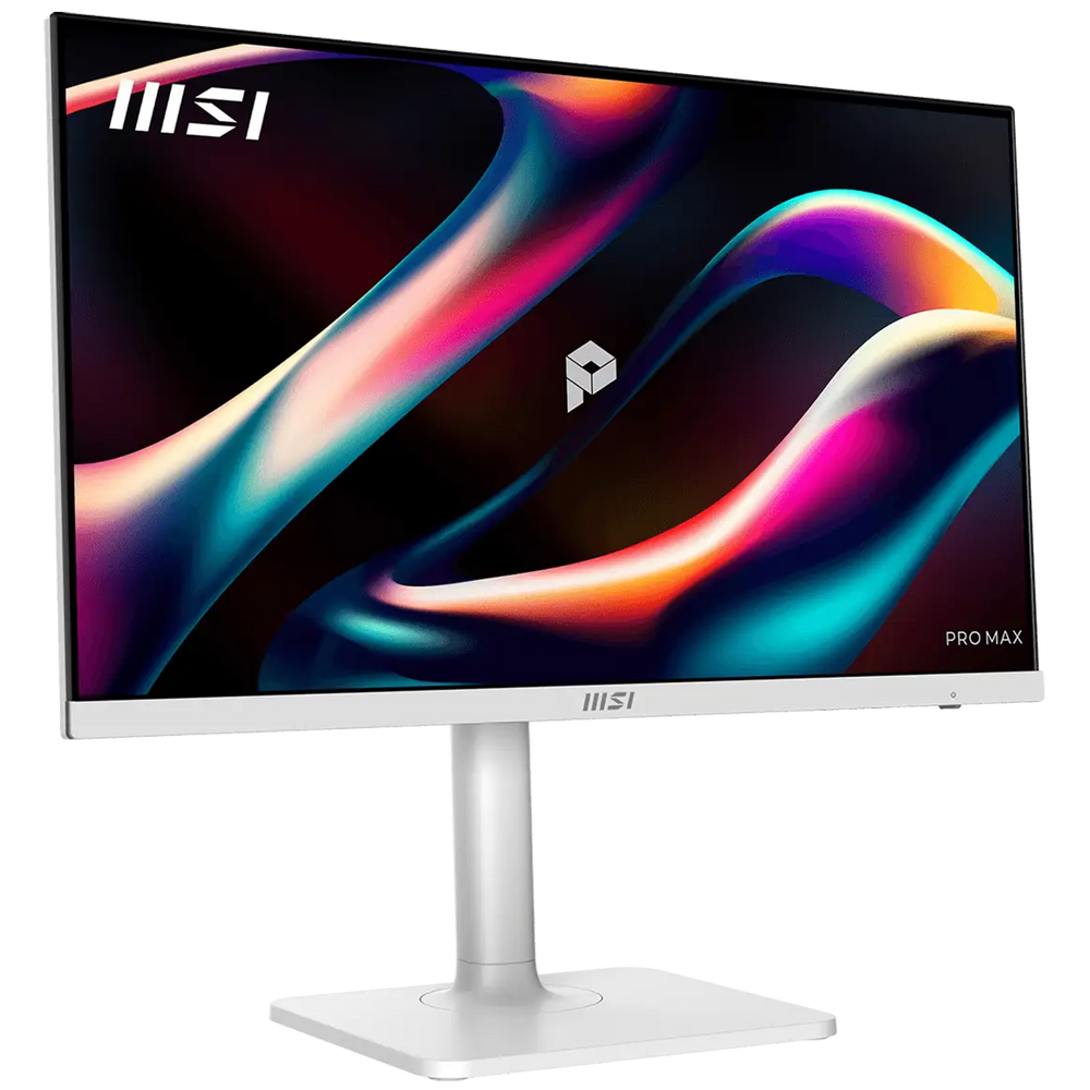 Монитор 23.8" MSI PRO MAX 241PHW E14 IPS, 1920x1080, 144Hz, 4ms, 300сd/m, 1500:1, HDR | HDMI(2.0b), DP(1.2a), Type-C(PD-65W), 2xUSB3.2 | HAS, Pivot, Swivel, InPSU, Speakers, Vesa 75, White