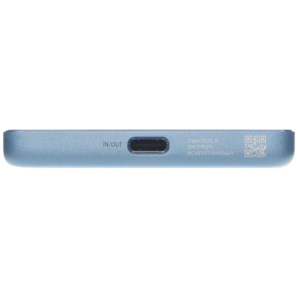 Внешний аккумулятор Xiaomi Super Slim Magnetic Power Bank 5000 Blue(BHR08POGL)