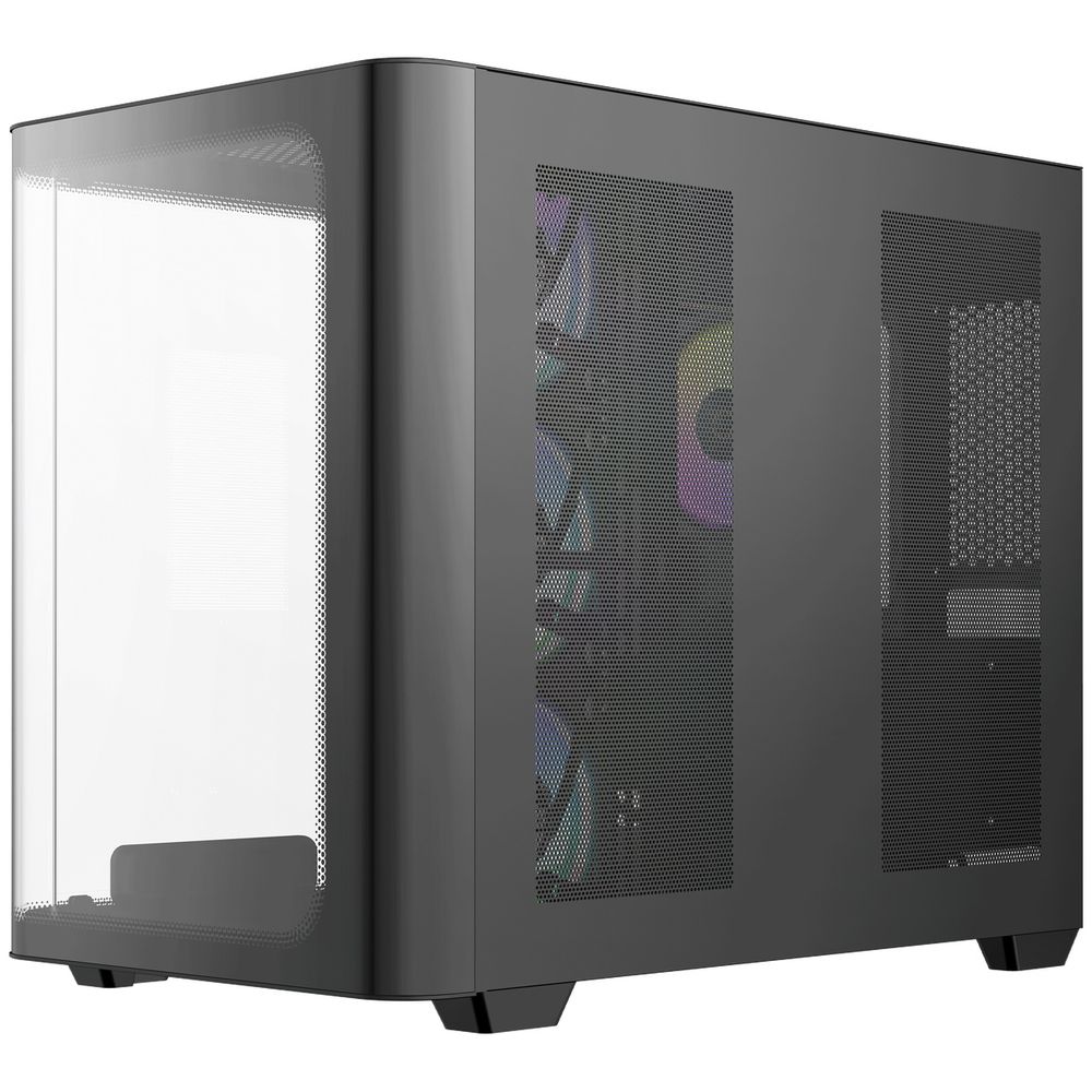 Корпус для ПК Ocypus Iota-C70-BKD400CD-GL Case Iota C70 BK Curve ARGB Digital ATX / win / black /