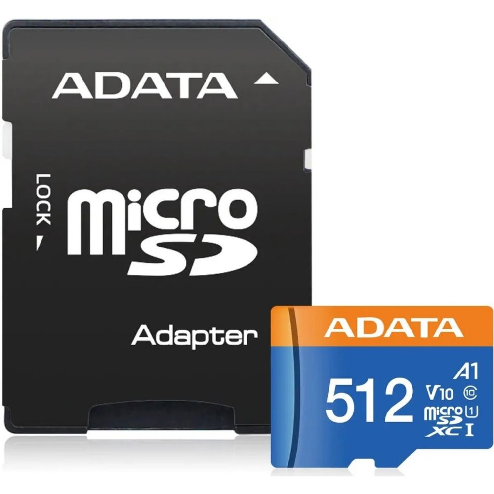 Карта памяти ADATA 512GB Premier microSDXC UHS-I Class 1