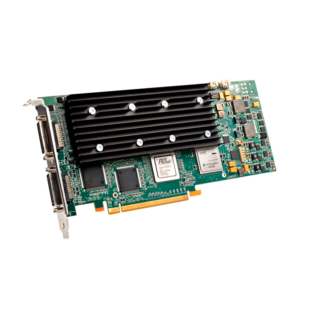 Видеокарта Matrox (MURA-MPX44HF) 4 outputs, 4 inputs PCIe x16 (Gen2) 2GB1 64 Gbit/sec, out SL-DVI 2048x1152, output: RGB (VGA) 2048x1536 , input: SL-DVI 1920x1200, RGB (VGA) 2048x1536, Component (YPbPr) 1080i, S-Video NTSC/PAL/SECAM, Composite NTSC/PAL/