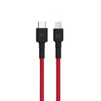 Кабели USB ZMI Кабель Type-C/Lightning Xiaomi (Mi) ZMI 150см MFI , 3A, 18W PD Материал оплетки нейлон/кевлар (AL875) красный