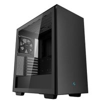 Корпус Deepcool CH510 Мid-tower, black,TG (E-ATX, CPU Height 175mm, VGA max 380mm, USB 3.0 x 2, Audio x 1, int. 3.5» x 2 , 2.5» x 2, Ext. 5.25» x 0) (R-CH510-BKNNE1-G-1) (715009)