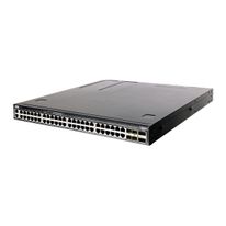 Коммутатор Edge-corE 4630-54PE-O-AC-F Edge-corE AS4630-54PE, 48-Port GE RJ45 port PoE++, 4x25G SFP+, 2 port 100G QSFP28 for stacking, Broadcom Trident 3, Dual-core Intel Denverton CPU, dual AC 1200W PSUs and 2 + 1 Fan Modules with port-to-power airflow, 2 front rack mounti