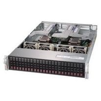 Платформа системного блока SuperMicro SYS-2029U-TR4-FT019 2U, 2xLGA3647 (up to 205W), iC621 (X121PU), 24xDDR4, up to 24x2.5 SAS/SATA, 4x 1000GBase-T (i350), 1x PCIE x16, 5x PCIE x8 LP, 1x PCIE x8 LP, 1x PCIE x8 internal LP, 2x 800W