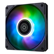 Вентилятор Silverstone SST-AS120B-ARGB Slim 120mm x 15.6mm ARGB Fan, 4Pin PWM (812175) SST-AS120B-ARGB {90}