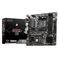 Материнская плата MSI PRO B550M-P GEN3 AM4,4DDR4,1PCI-Ex16,2PCI-Ex1,1M.2,4SATA3,6USB3.2GEN1 (962234)