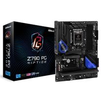 Материнская плата ASRock Z790 PG RIPTIDE, Socket 1700, Intel®Z790, 4xDDR5-4800, HDMI+DP, 2xPCI-Ex16, 1xPCI-Ex1, 8xSATA3(RAID 0/1/5/10), 5xM.2, 8 Ch Audio, 1x2.5GLan, (2+4)xUSB2.0, (6+2)xUSB3.2, (1+1)xUSB3.2 Type-C™, ATX, RTL {}