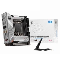 Материнская плата MSI MPG Z790I EDGE WIFI Z790, LGA1700, 2*DDR5, 1*PCIEx16, 1*M.2, 2*TypeC, 2*USB3.2Gen2, 6*USB3.2Gen1, 2*USB2.0, 4*SATA3.0, 2.5G, DP, HDMI, Mini-ITX, RTL