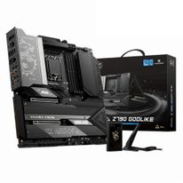 Материнская плата MSI MEG Z790 GODLIKE Z790, LGA1700, 4*DDR5, 2*PCIEx16, 7*M.2, 3*TypeC, 7*USB3.2Gen2, 4*USB3.2Gen1, 4*USB2.0, 6*SATA3.0, 10G, 2.5G, 2*THUNDERBOLT4, 2*miniDP, E-ATX, RTL