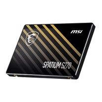 Твердотельный накопитель SSD MSI SPATIUM S270  S78-440N070-P83 240GB  2.5" Client SATA 6Gb/s, 500/400, IOPS 50/80K, MTBF 2M, 110TBW, 0,25DWPD, RTL (001151)