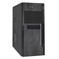 Корпус Exegate Minitower MA-373X-UN500 (mATX, БП UN500 с вент. 12см, 2*USB, аудио, черный)