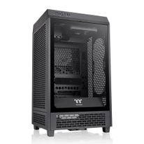 Корпус Thermaltake The Tower 200/Black/Win/SPCC/Tempered Glass*1/CT140 Fan*2/Color Box 