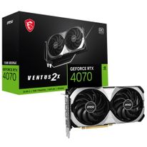 Видеокарта MSI Bad Pack RTX4070 VENTUS 2X 12GB OC GDDR6X 192-bit DPx3 HDMI 