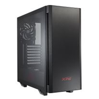 Корпус XPG INVADER BLACK (INVADER-BKCWW) (Midi-Tower, черный, TG, 120mm fan*2)