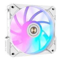 Вентилятор в корпус ALSEYE COOLING FAN i12W White Dimensions: 120 x 120 x 25mm Voltage: DC 12V Current: 0.25A±10% Fan Speed : 800-1800±10% Max. Air Flow: 31.18-73.92CFM Max. Air Pressure: 0.56-2.1mmH20 Max. Noise: 20-33.2dBA Bearing Type : FDB Bearing Life Expectancy : 70,000 hours