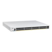 Коммутатор CISCO Catalyst 1000 48x 10/100/1000 RJ-45 ports PoE+, 4x 1Gb SFP uplinks, PoE+ 370W, C1000-48P-4G-L 