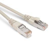 Кабельная сборка Hyperline PC-LPM-STP-RJ45-RJ45-C5e-2M-LSZH-GY Патч-корд F/UTP, экранированный, Cat.5e (100% Fluke Component Tested), LSZH, 2 м, серый