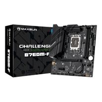 Материнская плата Maxsun MS-Challenger B760M-F B760, LGA1700, 2*DDR4, 1*PCIEx16, 1*PCIEx1, 1*M.2, 4*USB3.2Gen1, 6*USB2.0, 3*SATA3.0, 1G, VGA, HDMI, M-ATX, RTL