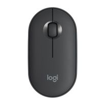 Мышь беспроводная Logitech Pebble M350 Black черная, оптическая, 1000dpi, 2.4GHz, USB-ресивер, бесшумная, под обе руки