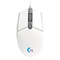 Мышь игровая Logitech G102 LIGHTSYNC White белая, оптическая, 200-8000dpi, 2.1м USB2.0, 6 программируемых кнопок, RGB подсветка, под обе руки