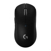 Мышь игровая Logitech PRO X Superlight Black черная, беспроводная Lightspeed, cенсор Hero 25K 100-25600dpi, 6 кнопок, облегченная 63гр, USB кабель 1,8м, под обе руки