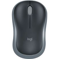 Мышь беспроводная Logitech M185 Grey серая, оптическая, 1000dpi, 2.4GHz, |910-002238| USB-ресивер Logitech Unifying® {10} (272815)