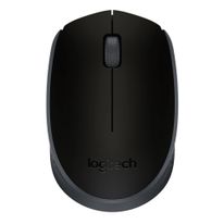 Мышь беспроводная Logitech M171 Black черная, оптическая, 1000dpi, 2.4 GHz, USB-ресивер