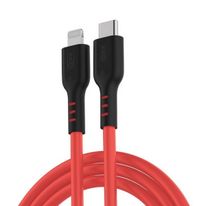 USB кабель ZMI USB-кабель ZMI GL870 Type-C to Lightning silicone Cable （1m） red 