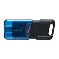 USB накопитель Kingston 64GB Kingston DataTraveler 80 M USB Flash USB 3.2 Gen 1/Type C, 200Mb/s RTL  