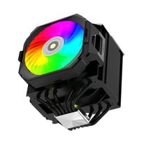 Кулер для CPU ALSEYE i600-B, Two fans version Product size：144*121*159mm TDP：270W Soldering technology CD texture Application: Intel：LGA115X、1200、1700、1366、2011 AMD：AM4、AM5 Retail