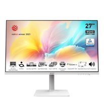 Монитор MSI Modern MD272QXPW 27" White (IPS, 2560x1440, HDMI+DP+Type C, USB Hub, 1 ms, 178°/178°, 400 cd/m, 1000:1 (100M:1), 100Hz, MM, Pivot)