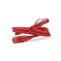 Кабельная сборка Hyperline PC-LPM-UTP-RJ45-RJ45-C5e-3M-LSZH-RD Патч-корд U/UTP, Cat.5e (100% Fluke Component Tested), LSZH, 3м, красный