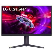 Монитор LG 27" 27GR75Q-B Black (IPS, 2560x1440, HDMI+HDMI+DP, 1 ms, 178°/178°, 300 cd/m, 1000:1, 165Hz)